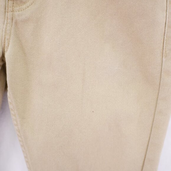 DAMAGED Levi's 511 Slim Tan Denim Jeans -16R- 28 /‎ 28.5 Boys Cotton Polyester - Picture 3 of 10
